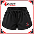 Women’s Black Athletic Shorts | Custom Gym, Training & Fitness Shorts